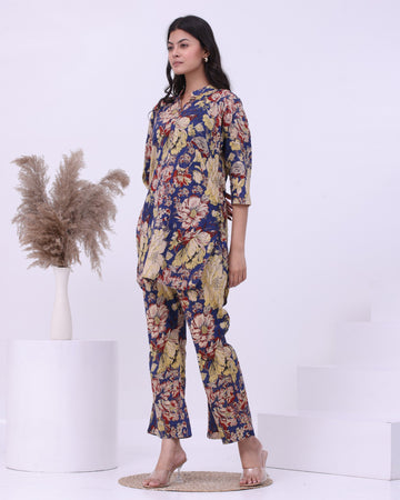 Blue Bahara Coord