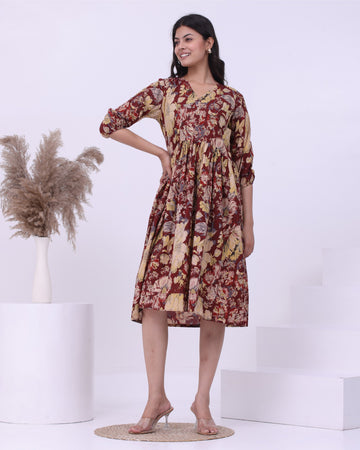 Red Bahara Dress