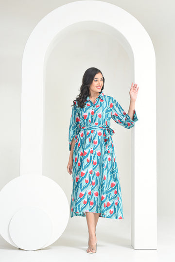 Blue Tulip Dress