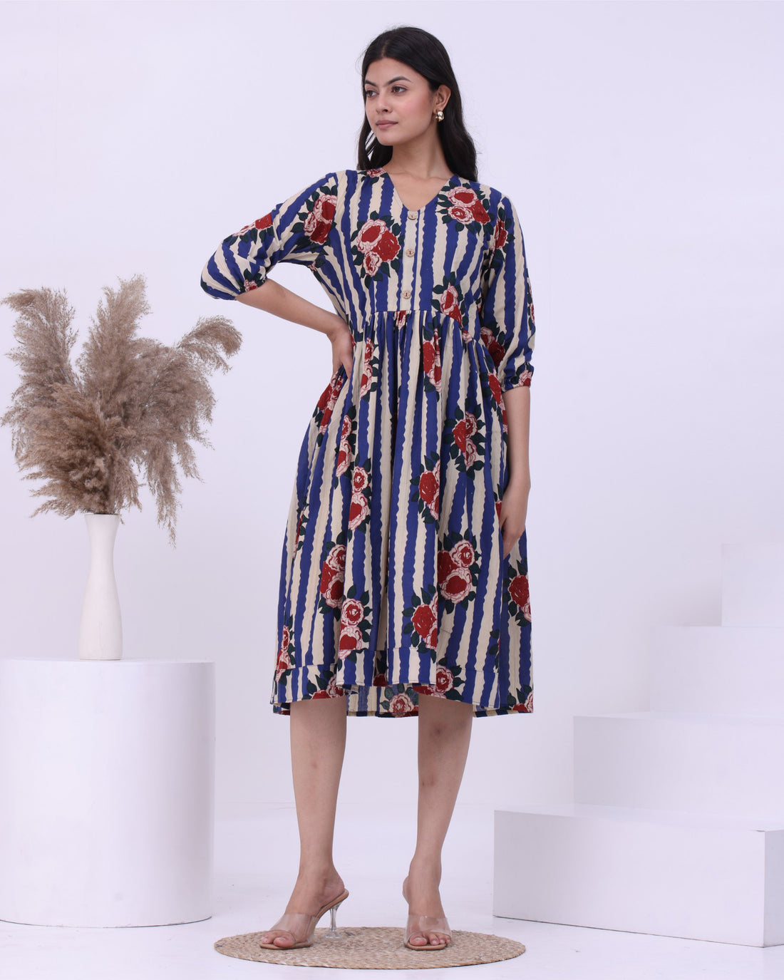 Blue Pop Dress