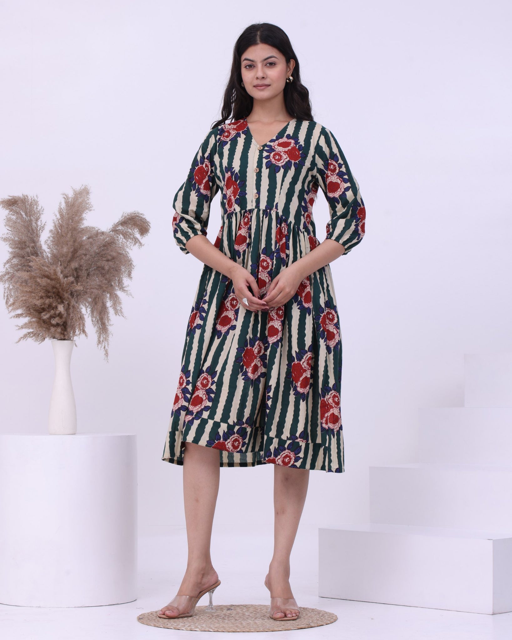 Green Pop Dress