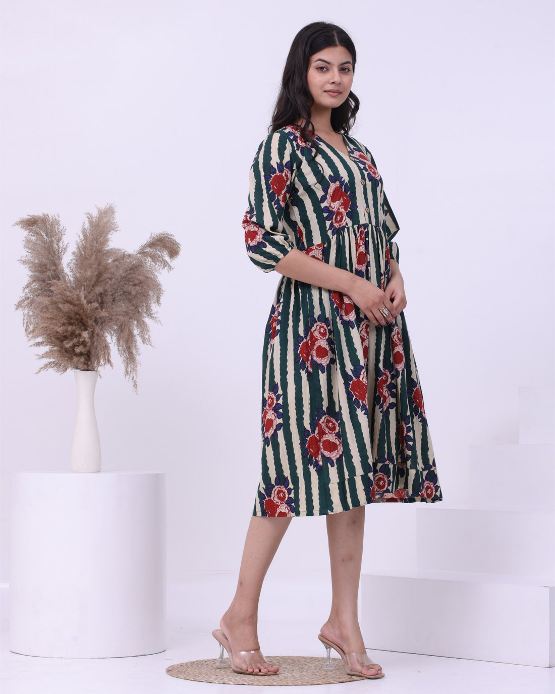 Green Pop Dress