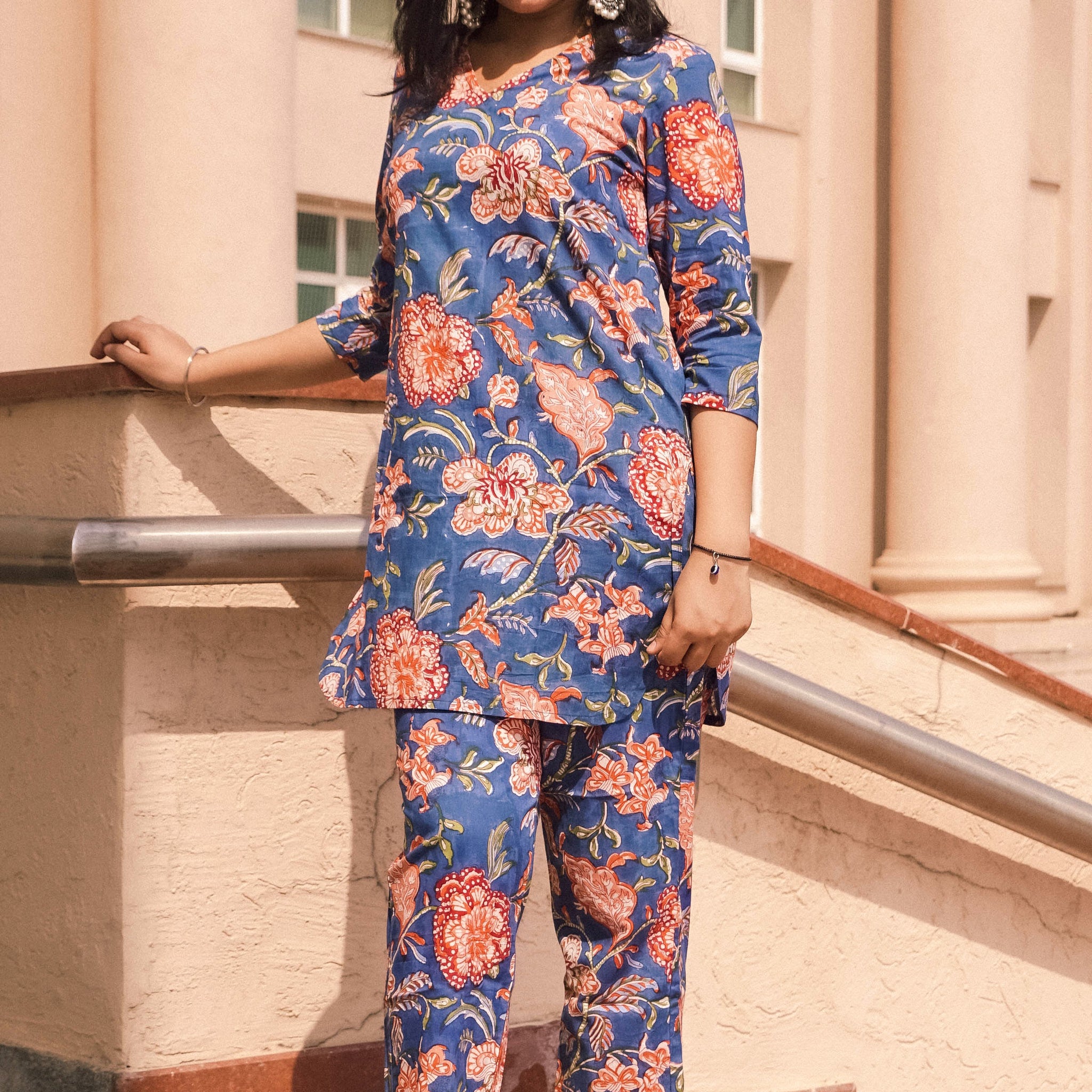 Blue Tangerine Coord Set