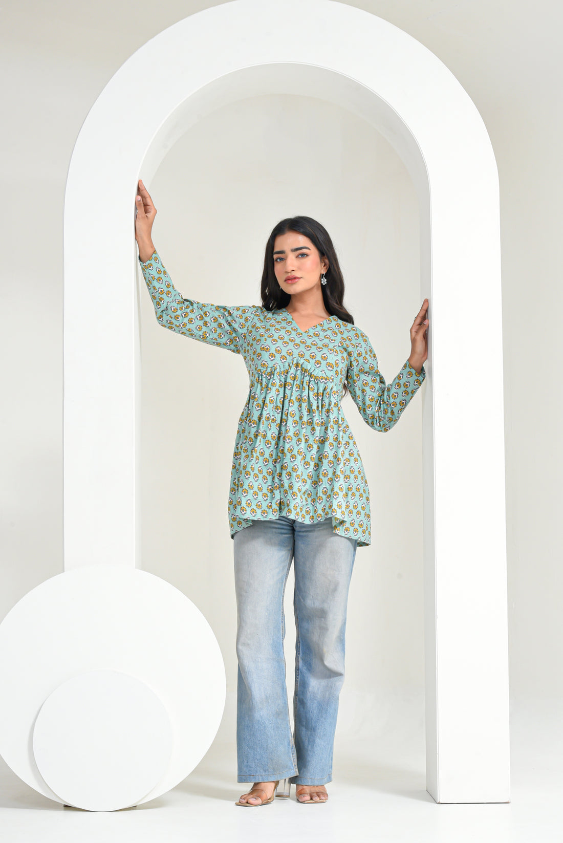 Pista Bloom Peplum Kurti