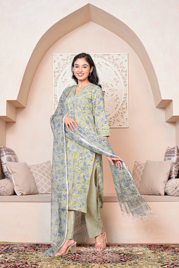 Pista Grace Kurta Dupatta Suit Set