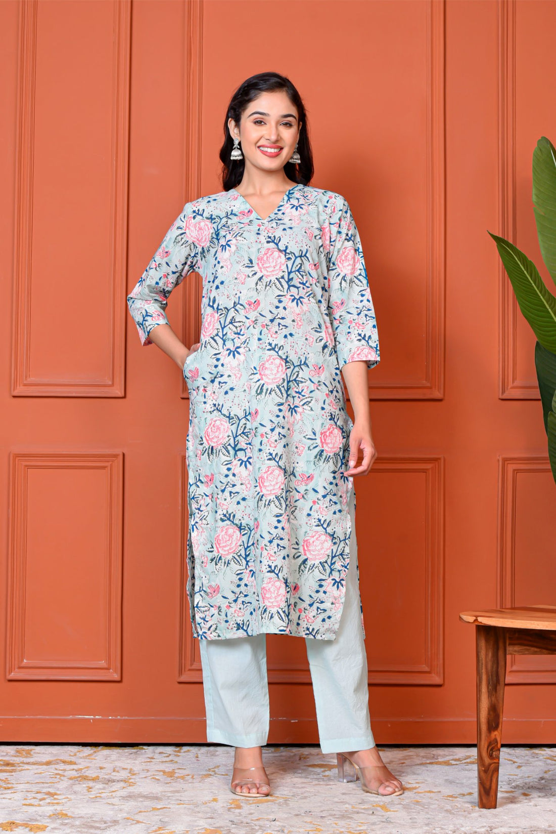 Blue Breeze Kurta Dupatta Suit Set